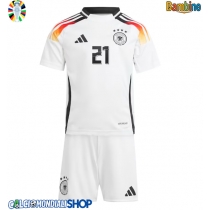 Maglie da calcio Germania Ilkay Gundogan #21 Prima Maglia Bambino Europei 2024 Manica Corta (+ Pantaloni corti)